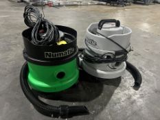 Numatic NV 200-1 Vacuum Cleaner, 240v & Numatic NVH 200-2 Vacuum Cleaner. PLEASE NOTE: Lances Not