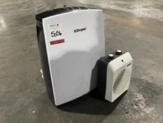 Dimplex Dehumidifier 240v & Stylec FEH204GB Cube Fan Heater 240v. Please Note: Auction Location -