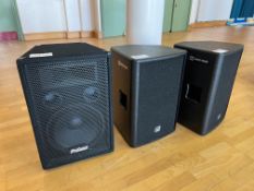 3no. Passive PA Loudspeakers Comprising; 2no. LD Stinger Loudspeakers & 1no. ProSound Loudspeaker