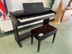 Yamaha Clavinova CLP-121S Digital Piano Complete With Stool RRP £1051.00 Including VAT. Please Note: