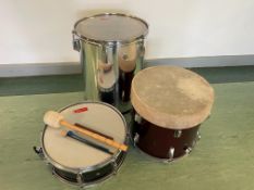 3no. Various Drums Comprising 2no. Percussion Plus. Please Note: Auction Location - Bay Studios,
