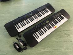 2no. Casio CTK-240 Electric Keyboards. Please Note: Auction Location - Bay Studios, Fabian Way,