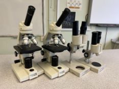 4no. Phillip Harris Microscopes. Please Note: Auction Location - Bay Studios, Fabian Way, Swansea