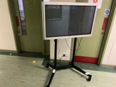 Fujitsu 10096325 Colour Television Complete With Stand. Please Note: Auction Location - Bay Studios,