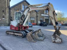 2014 Takeuchi TB153FR Tracked Compact Excavator Complete with Geith Quick Hitch & Suite of Buckets