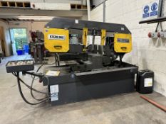 2021 Sterling SRA320 DGSA Double Mitre Semi- Automatic Horizontal Bandsaw 415v, s/n 33220131 with
