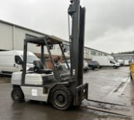 Nissan FD25-11E Counter Balance Diesel Forklift, 2,500kg Capacity, 525-hours. Collection ONLY