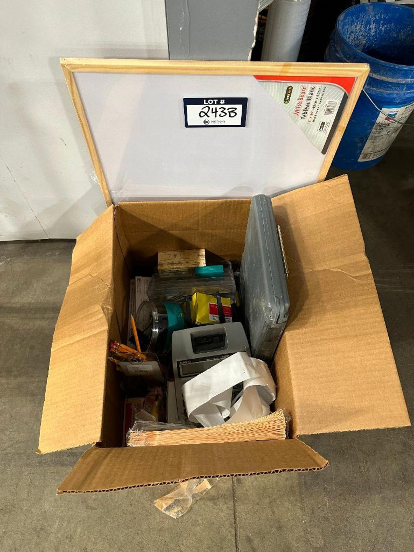 Lot of Asst. Stationary including White Board, Tape, etc.