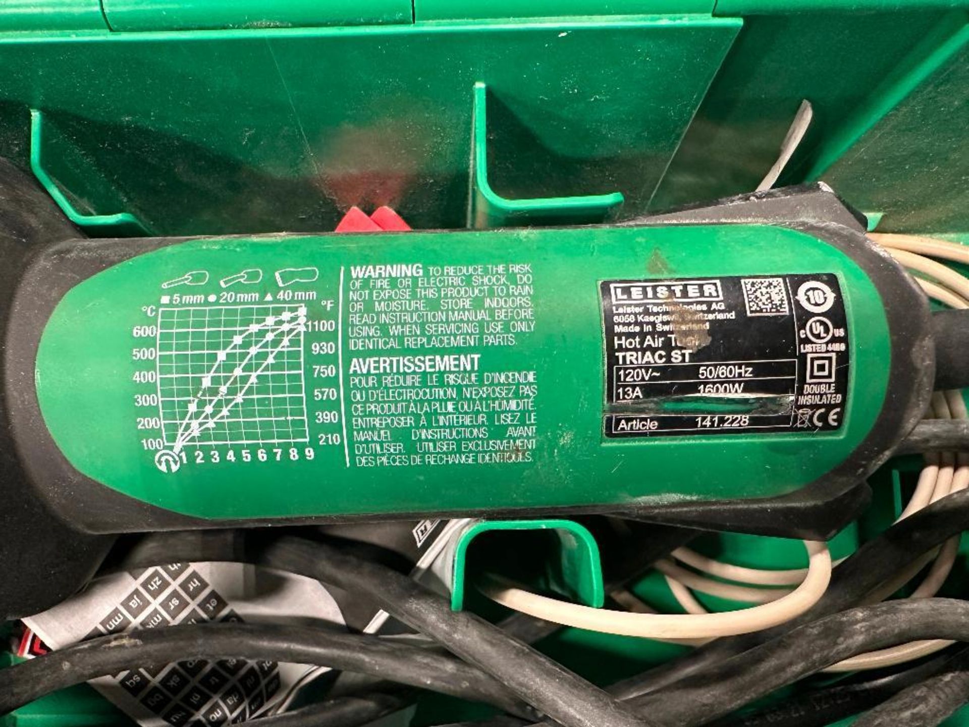 LEISTER Hot Air Tool TRIAC ST w/ Case - Image 3 of 5