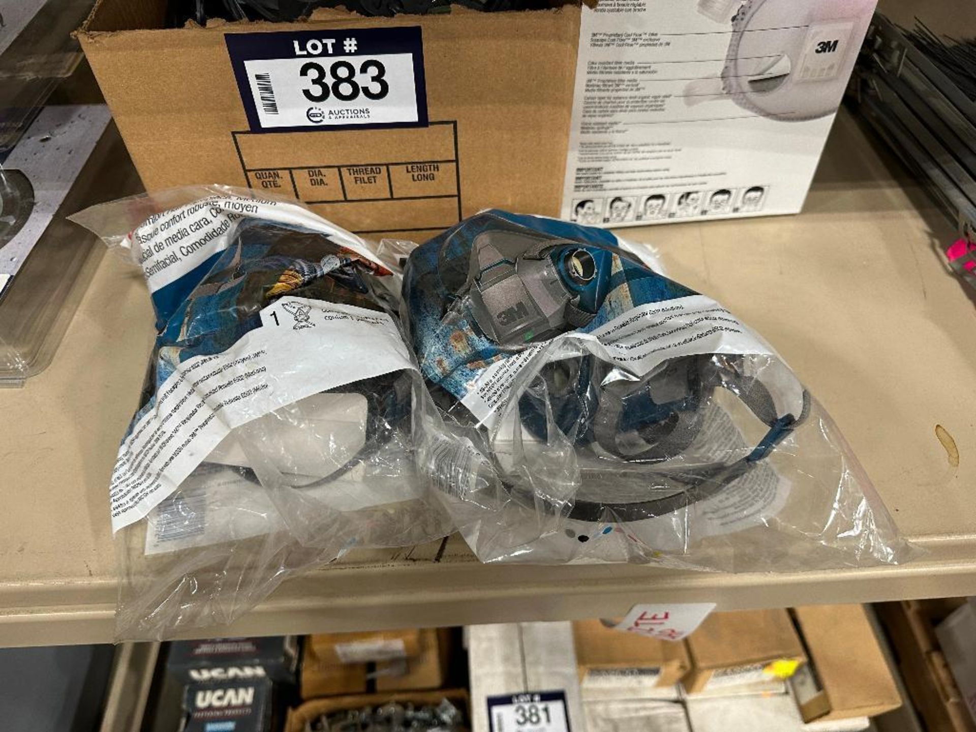 Lot of Asst. N95 Particulate Respirators, (2) 3M Half Masks, Hard Hat Head Supports, etc. - Image 5 of 5