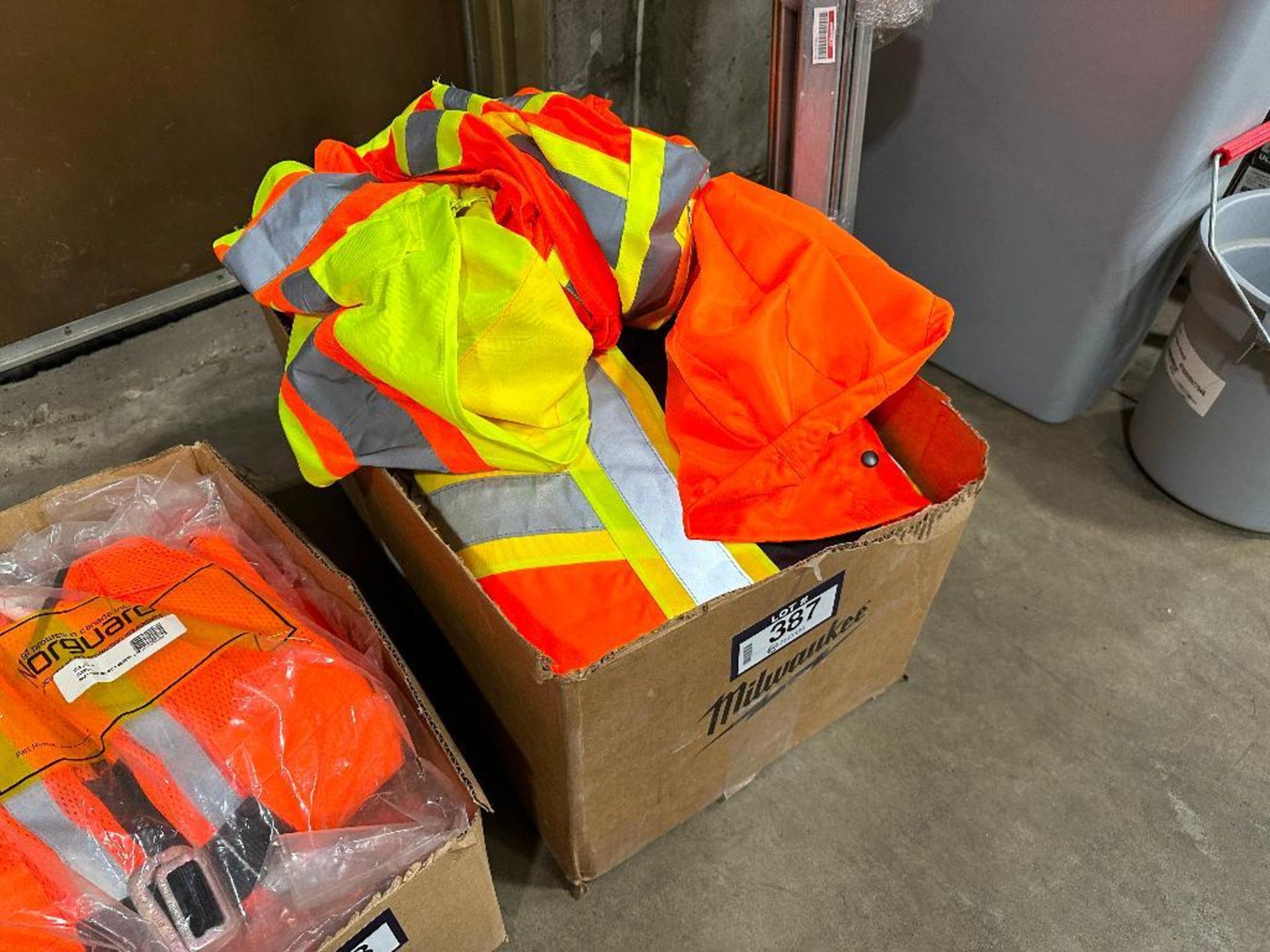 Box of Asst. Hi-Vis Jackets and Hoodies