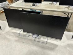 Lot of (2) HP 24es 24" Monitors