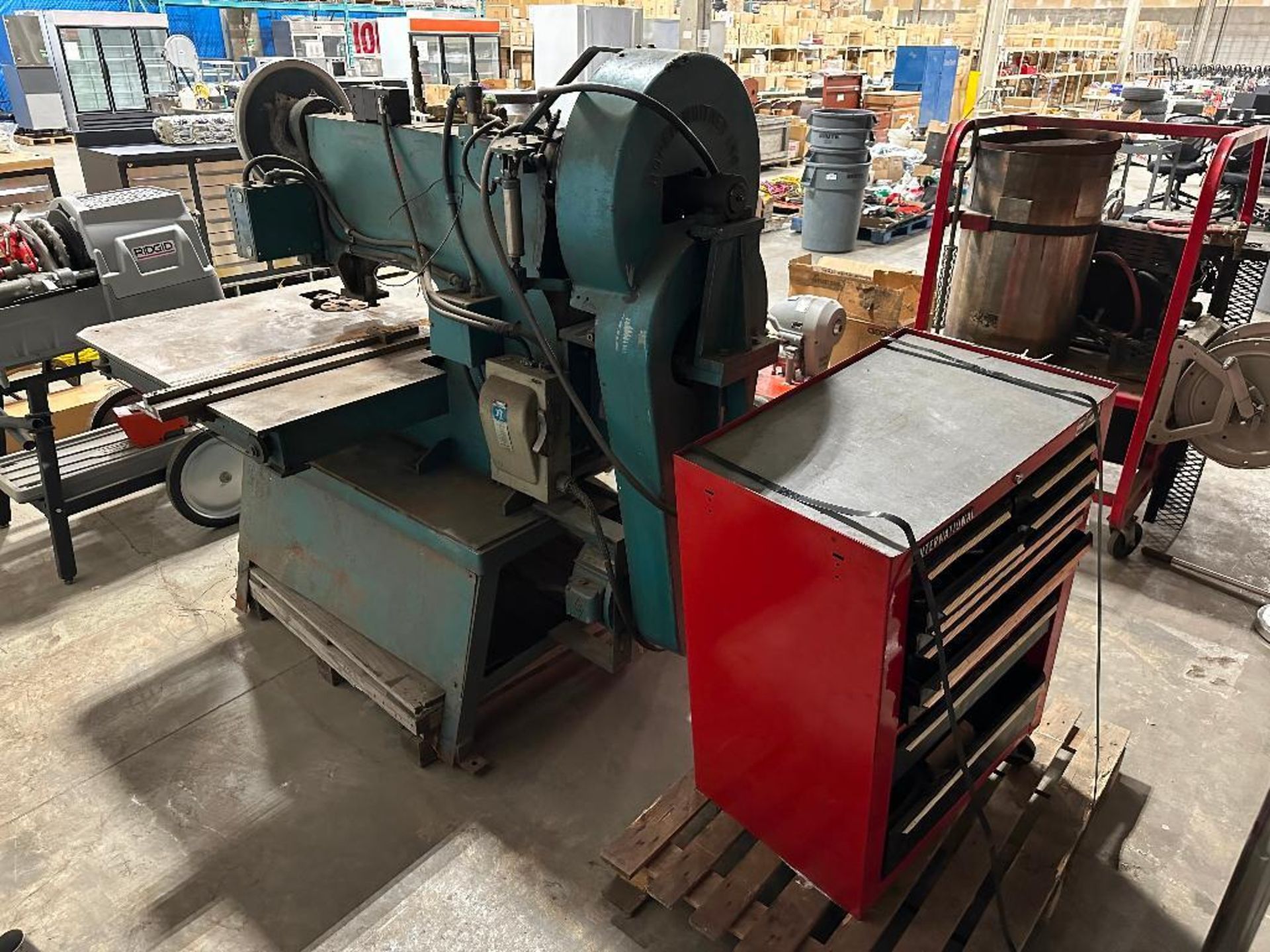 Roper Whitney AR231 Single End Mechanical 20 Ton Punch Press w/ International Toolbox, Asst. Tooling - Image 3 of 20