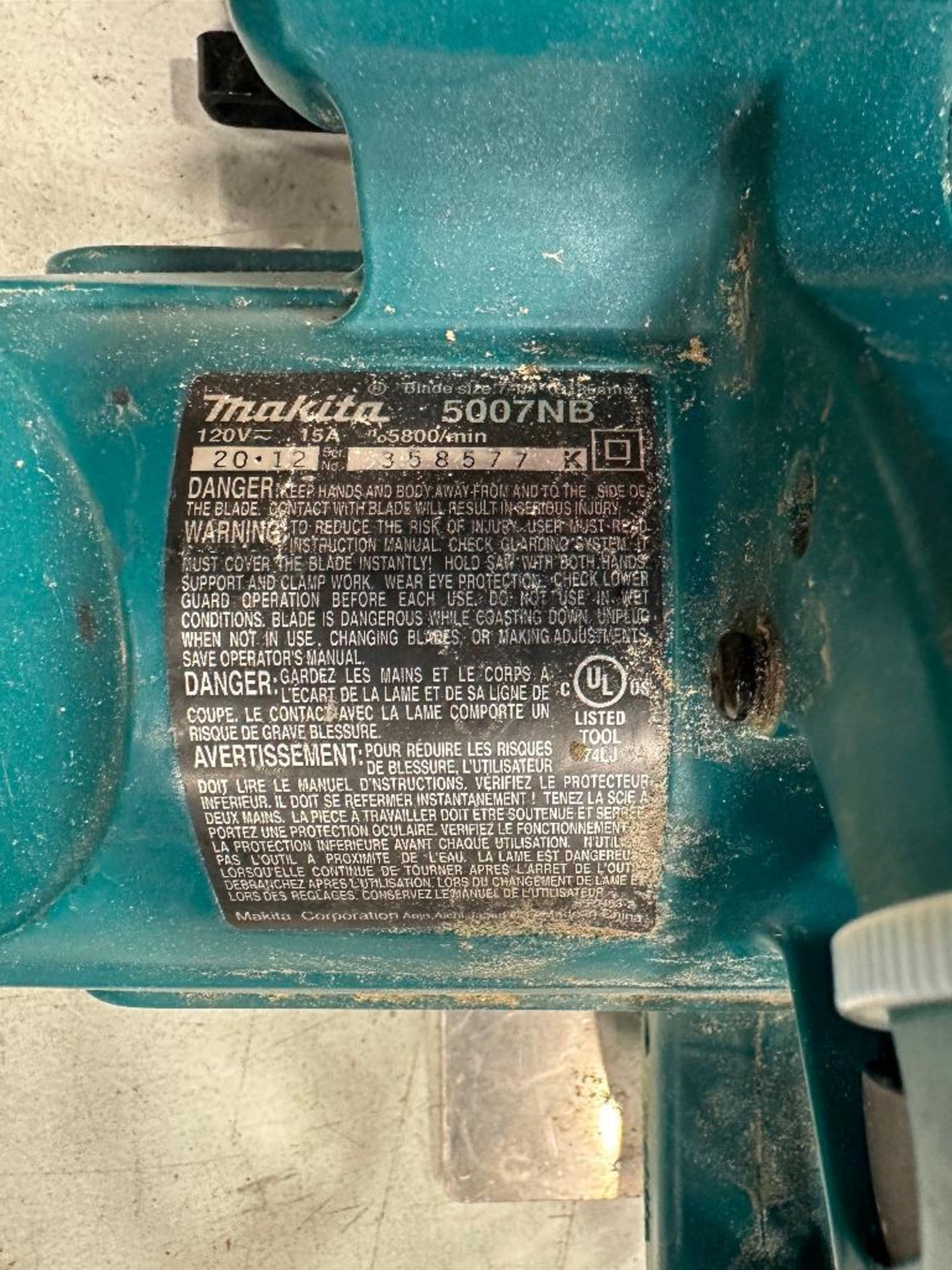 Makita 5007NB 7-1/4” Circular Saw - Image 3 of 3