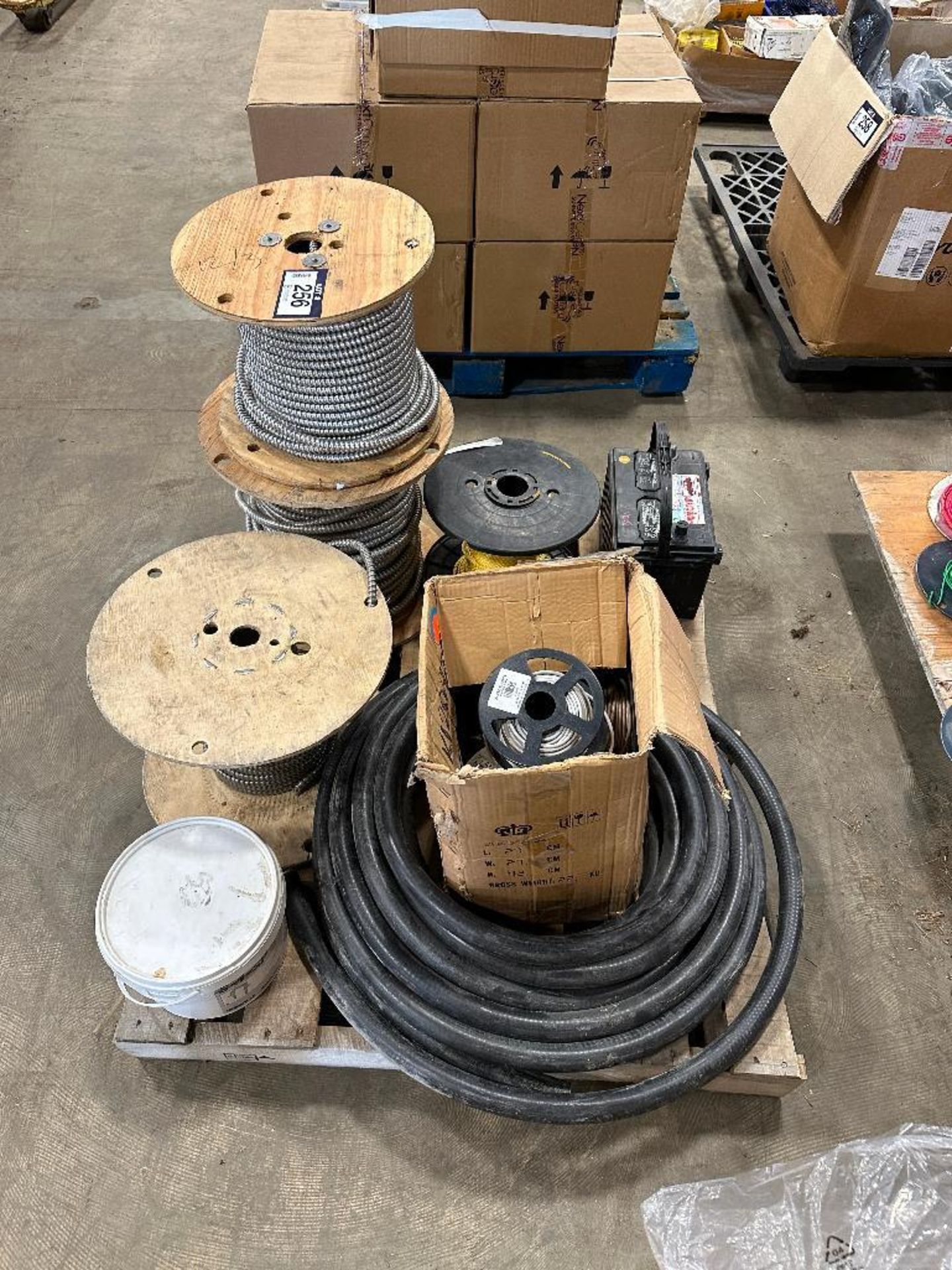 Pallet of Asst. Shielded Wire, One Spool of Rope, etc. - Image 5 of 5