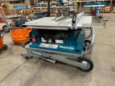 Makita 2705 Table Saw w/ Roll-Away Collapsible Stand