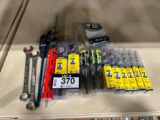 Lot of Asst. Auger Bits, Wedge Bits, Wrenches, etc.