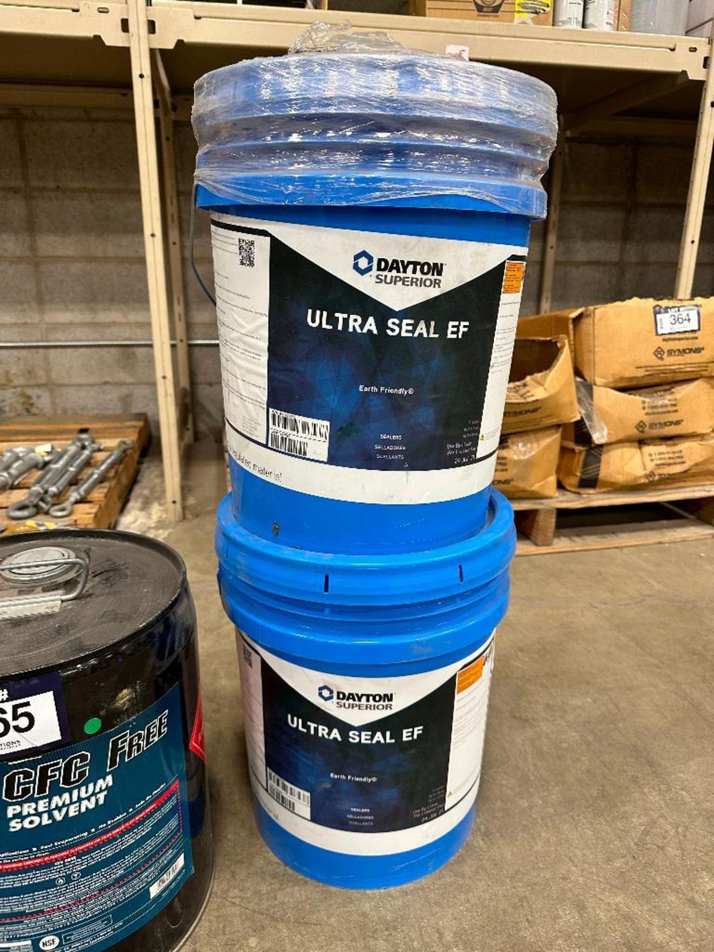 Lot of (2) Pails of Dayton Superior Seal and (1) Pail of LPS Solvent - Image 2 of 3