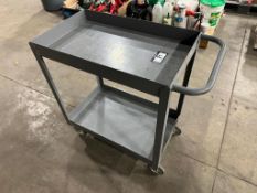 18" X 30" 2-Tier Steel Shop Cart