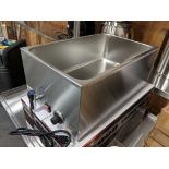 OMCAN FULL SIZE FOOD WARMER WITH DRAIN, OMCAN SB9000 ITEM#19076 - NEW