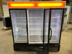 MASTER-BILT MBGRP74-HG TRIPLE GLASS DOOR COOLER