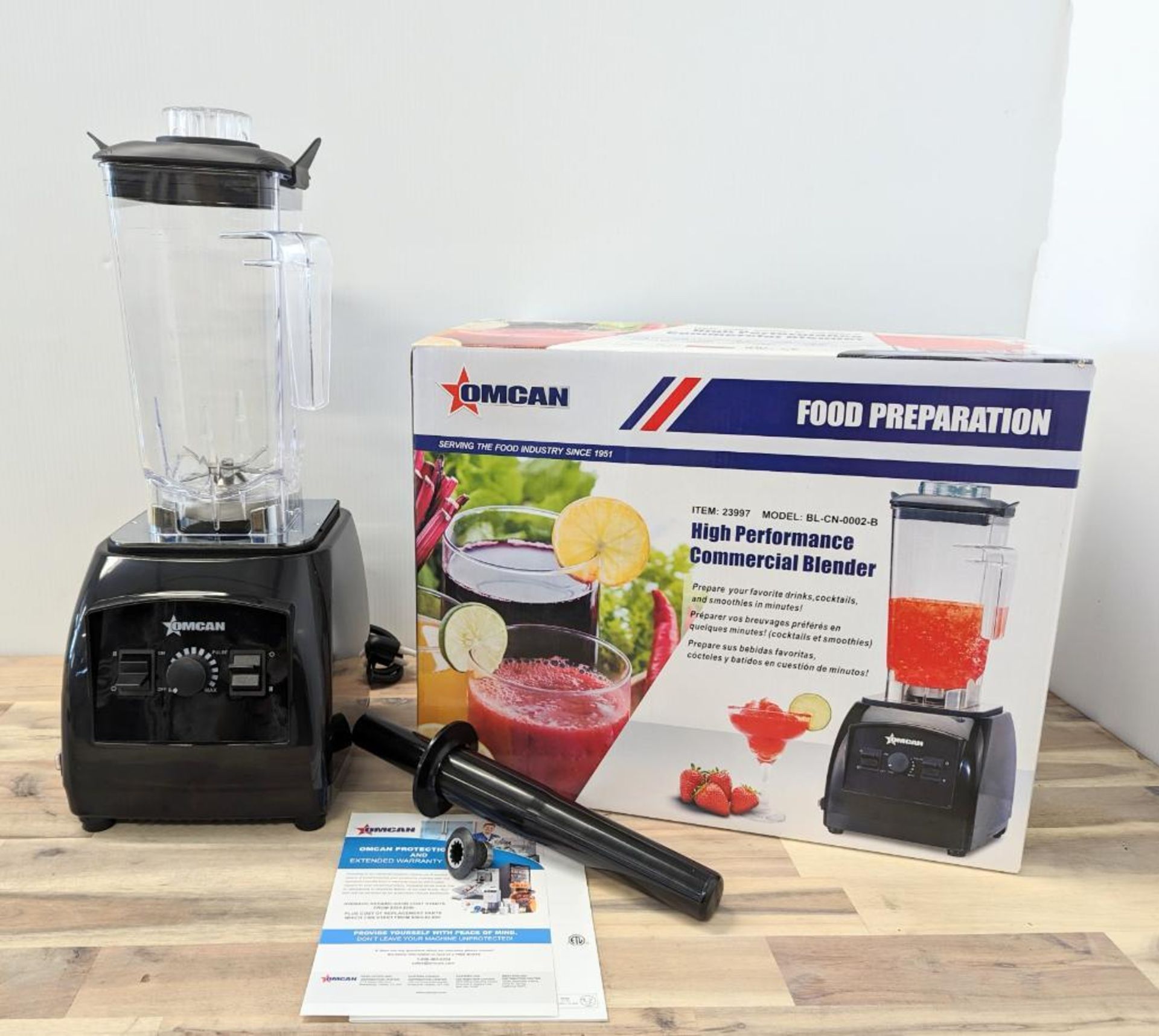 OMCAN 2HP COMMERCIAL BLENDER, OMCAN 23997 - NEW