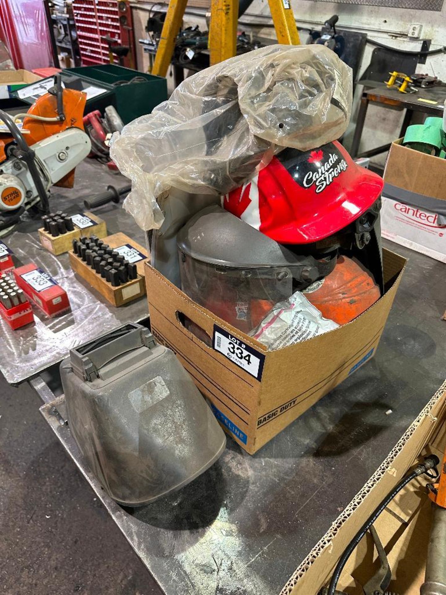 Lot of Asst. Hard Hats, Welding Masks, Face Shields, etc. - Image 2 of 4