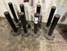 Lot of (8) Asst. Steel Stand Bases