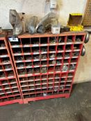80-Compartment Parts Bin w/ Asst. Nuts, Bolts, Washers, etc.