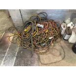 Lot of Asst. Extension Cords