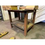 46" X 46" X 40" Steel Welding Table