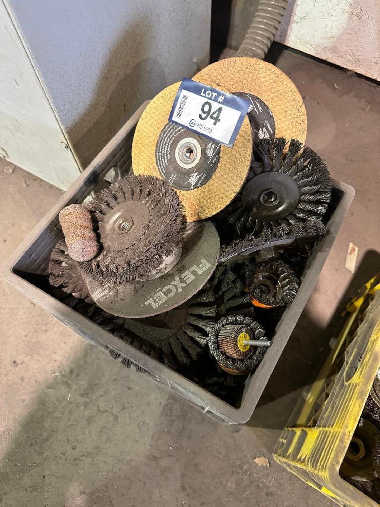 Crate of Asst. Wire Wheels, etc. - Image 2 of 3