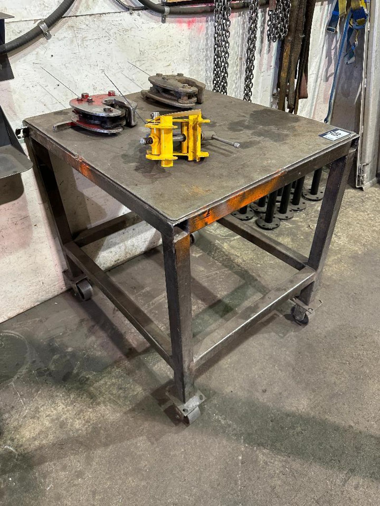 30" X 36" X 36" Steel Welding Table w/ Casters - Image 2 of 4