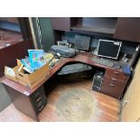 Lot of Asst. Computer, (2) Monitors, Keyboard, Mouse, Phone, CD Player, Network Switch, etc.