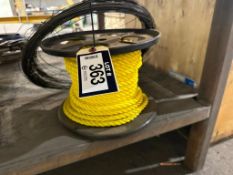 Spool of Braided Nylon Rope and Asst. Tie Wire