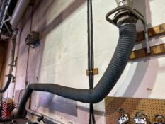 Fume Exhaust System including (2) Snorkels, (1) Fume Hood, Blower Motor
