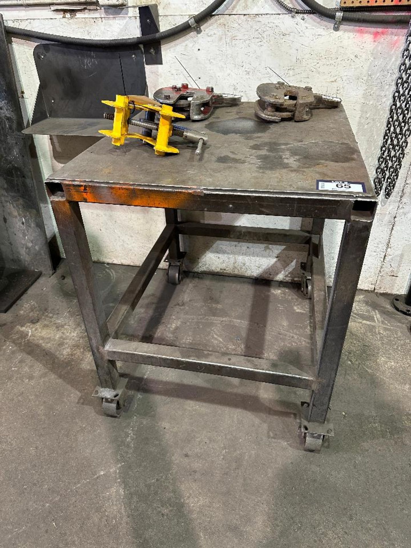 30" X 36" X 36" Steel Welding Table w/ Casters - Image 3 of 4
