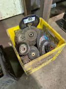 Crate of Asst. Wire Wheels, Brush Cups, etc.