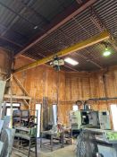 1-TON Jib Crane w/ 1-TON Coffing Electric Hoist