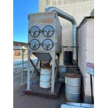 United Air Specialists SFC8-2 Cartridge DF Dust Collector w/ Asst. Dust Collection Drums