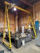 2-TON A-Frame Hoist 15’ Wide X Approx. 17’ High, 89” Wheel Base w/ 2-Ton Coffing Electric Hoist, 40'