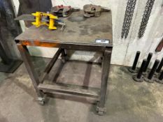 30" X 36" X 36" Steel Welding Table w/ Casters