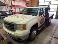 2010 GMC Sierra 3500 Flat Deck DRW Gasoline VIN#: 1GD6C2BK8AF133966