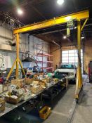 3-TON A-Frame Hoist 17’ Wide X Approx. 15’ Tall w/ 3-Ton Coffing Electric Hoist, 60' Rail System, et