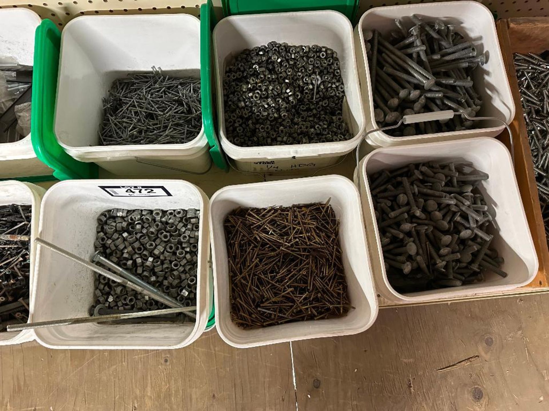 Lot of Asst. Fasteners including Screws, Nuts, Bolts, Nails, etc. - Image 4 of 5