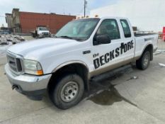 2003 Ford F250 XLT Extended Cab 4X4 Pickup Truck VIN #: 1FTNX21L73EB13151