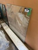 Lot of (2) 35" X 38.5" Glass Panels