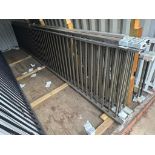 (1) Approx. 231" Grey Aluminum Railing