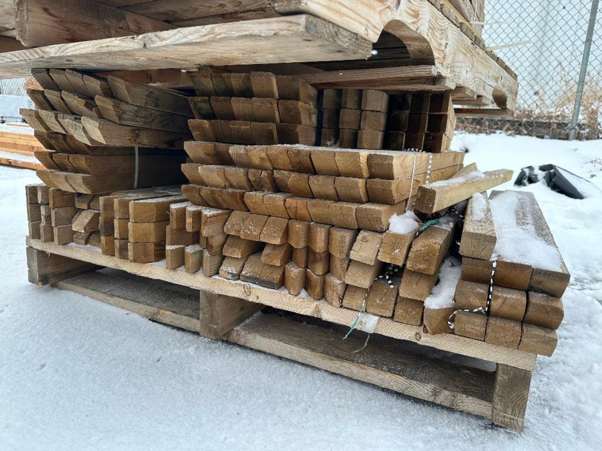 Lot of (2) Pallets of Asst. Balusters, Boards, etc. - Image 6 of 7