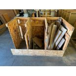 72" X 40" X 45" Wood Material Rack